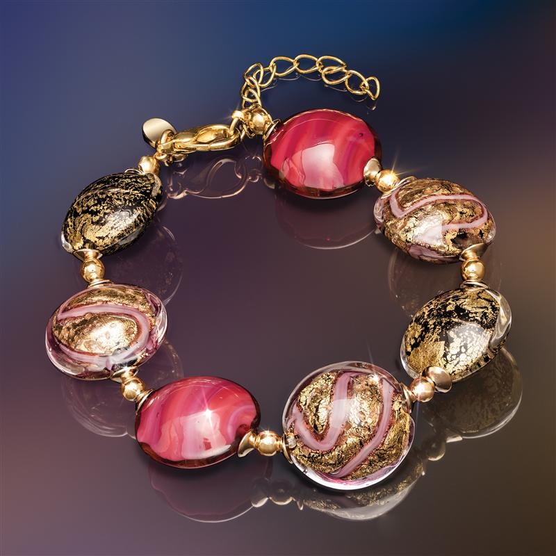 Rosa Splendoro Murano Bracelet